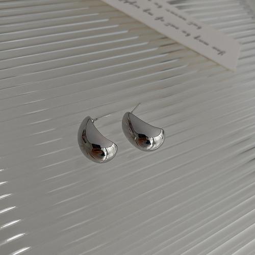 Brass Stud Earring, plated, different styles for choice & for woman, 13mm, Sold By Pair