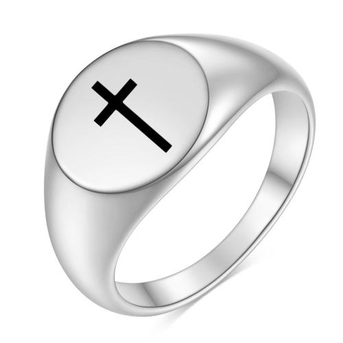 Edelstahl Ringe, 304 Edelstahl, goldfarben plattiert, Modeschmuck & Lasermuster, keine, verkauft von PC