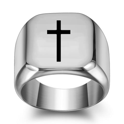 Edelstahl Ringe, 304 Edelstahl, goldfarben plattiert, Modeschmuck & Lasermuster, keine, verkauft von PC