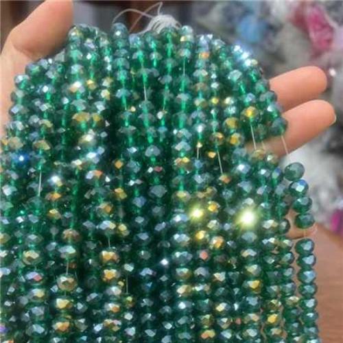 Crystal Beads, DIY, mixed colors, Sold Per 38 cm Strand
