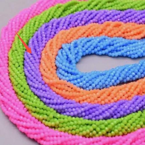 Crystal Beads, DIY, mixed colors, 10mm, Sold Per 38 cm Strand