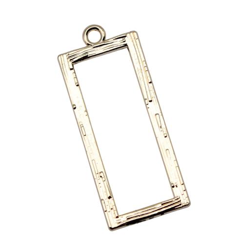 Tibetan Style Pendants, Rectangle, electrophoresis, DIY, 10PCs/Bag, Sold By Bag