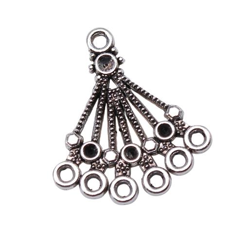 Tibetan Style Connector, plated, DIY & hollow, 10PCs/Bag, Sold By Bag