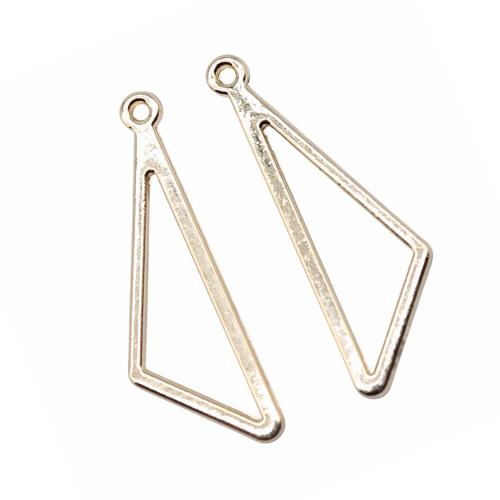 Tibetan Style Pendants, Triangle, plated, DIY, 10PCs/Bag, Sold By Bag