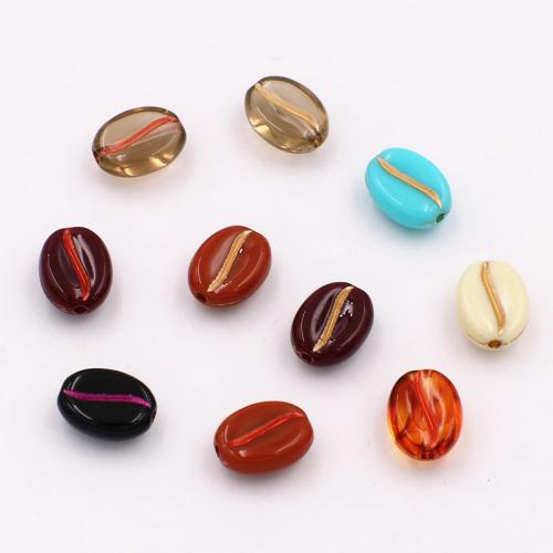 Acrylic Jewelry Beads, gold color plated, DIY, more colors for choice, 100PCs/Bag, Sold By Bag