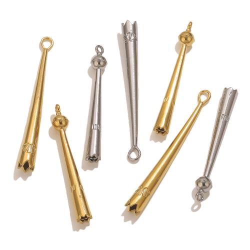 Stainless Steel Pendants, 304 Stainless Steel, Vacuum Ion Plating, DIY & different styles for choice, more colors for choice, 2PCs/Bag, Sold By Bag