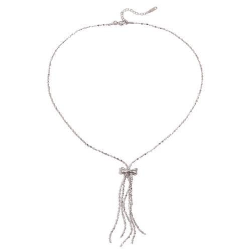 Collar de acero inoxidable de la joyería, acero inoxidable 304, chapado, diferentes estilos para la opción & para mujer, color original, Vendido por UD