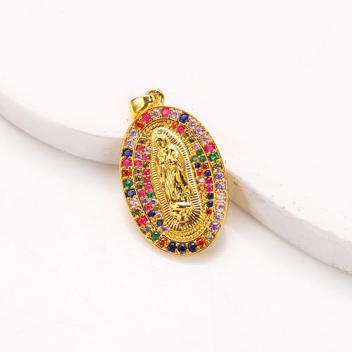 Cúbicos Circonia Colgante Latón Micro pavimenta, metal, chapado, Bricolaje & micro arcilla de zirconia cúbica, dorado, 16.45x2.99x30.82mm, 20PCs/Bolsa, Vendido por Bolsa