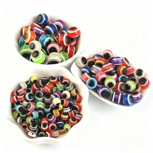 Resin Evil Eye Beads, DIY, more colors for choice, Sold By Bag