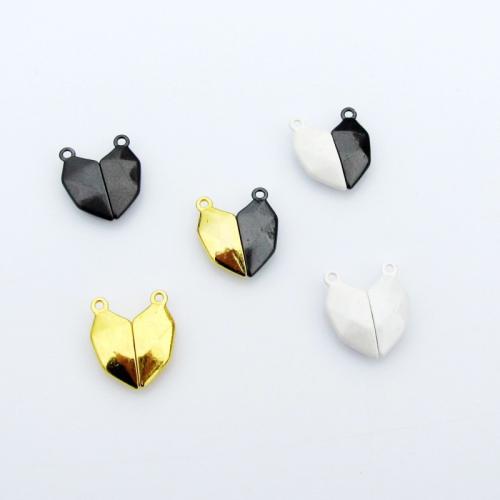 Tibetan Style Lobster Swivel Clasp, Heart, plated, DIY, more colors for choice, 17x20mm, Sold By Set
