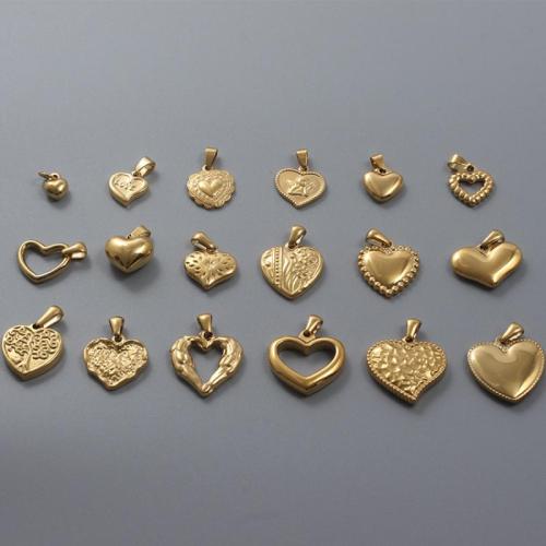 Titan -Anhänger, Titanstahl, goldfarben plattiert, DIY & verschiedene Stile für Wahl, verkauft von PC