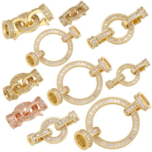 Brass Jewelry Connector, plated, DIY & different styles for choice & micro pave cubic zirconia, Sold By PC