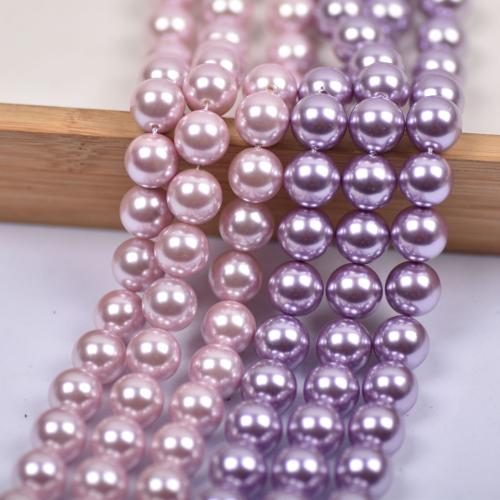 Glass Pearl Beads, DIY, more colors for choice, 3-12mm, Sold Per 40 cm Strand