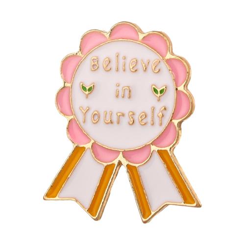 Enamel Brooch, Tibetan Style, Unisex & different styles for choice, golden, Sold By PC
