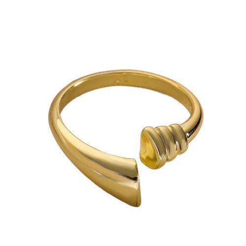 Brass Finger Ring, 18K gold plated, fashion jewelry & different styles for choice & for woman, golden, Sold By PC