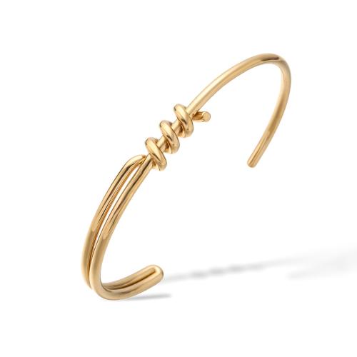 304 Stainless Steel Cuff Bangle, plated, fashion jewelry & for woman, more colors for choice, Sold By PC