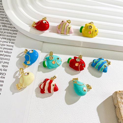 Brass Jewelry Pendants, plated, DIY & enamel, more colors for choice, nickel, lead & cadmium free, 15x19x8.80mm, Sold By PC