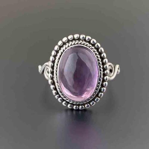 Resin Finger Ring, Brass, with Resin, plated, fashion jewelry & different size for choice & for woman, purple, Sold By PC