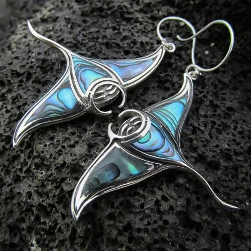 Tibetan Style Drop Earrings, Fish, plated, for woman & epoxy gel & decal, Sold By Pair
