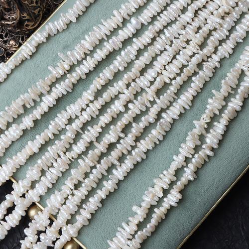 Cultured Baroque Freshwater Pearl Beads, irregular, DIY, white, 5-6mm, Sold Per 37 cm Strand