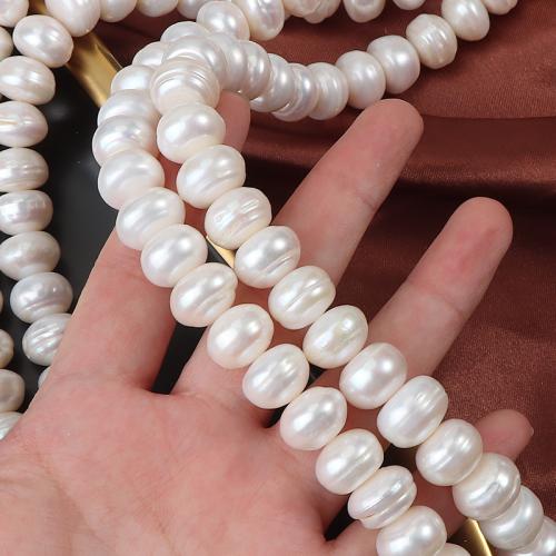 Natural Freshwater Pearl Loose Beads, irregular, DIY, white, 11-12mm, Sold Per 37 cm Strand