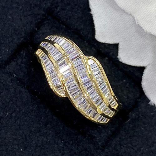 Cubic Zirconia Micro Pave Brass Ring, plated, different size for choice & micro pave cubic zirconia & for woman, more colors for choice, Sold By PC