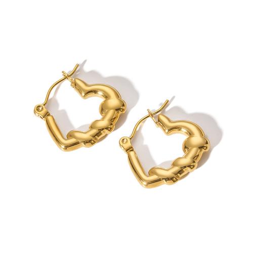 Stainless Steel Lever Back Earring, 304 Stainless Steel, Vacuum Ion Plating, fashion jewelry & for woman, golden, Sold By Pair