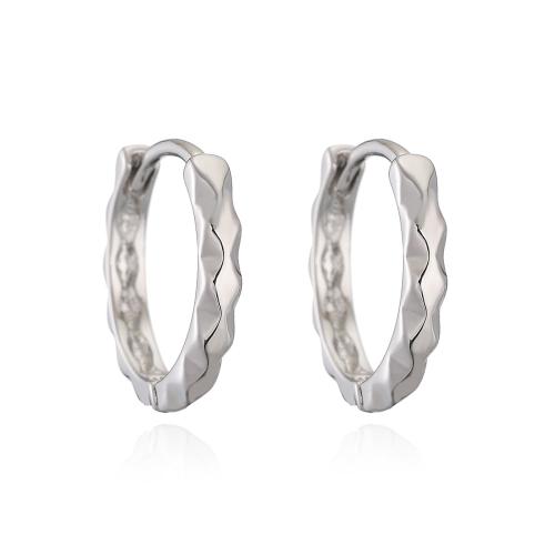 Brass Huggie Hoop Earring, plated, fashion jewelry & for woman, more colors for choice, Sold By Pair