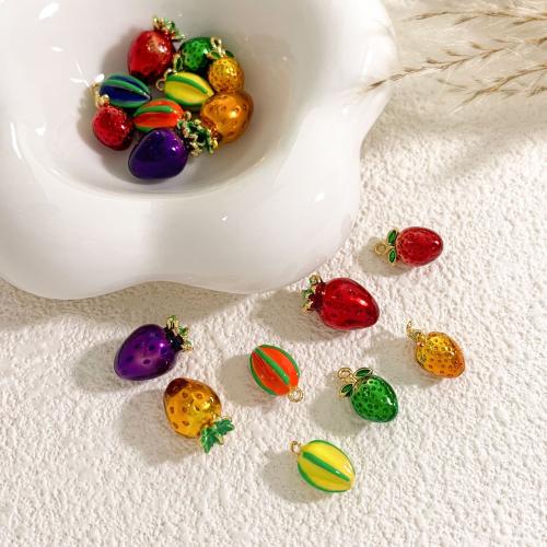 Brass Jewelry Pendants, plated, DIY & enamel, more colors for choice, nickel, lead & cadmium free, Sold By PC