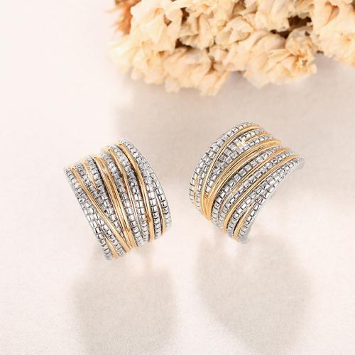 Brass Stud Earring, plated, fashion jewelry & for woman, more colors for choice, Sold By Pair