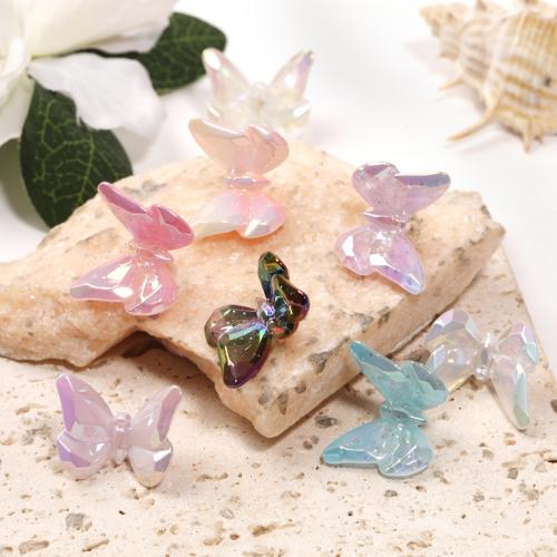 Plated Acrylic Beads, gold color plated, DIY, more colors for choice, 200PCs/Bag, Sold By Bag