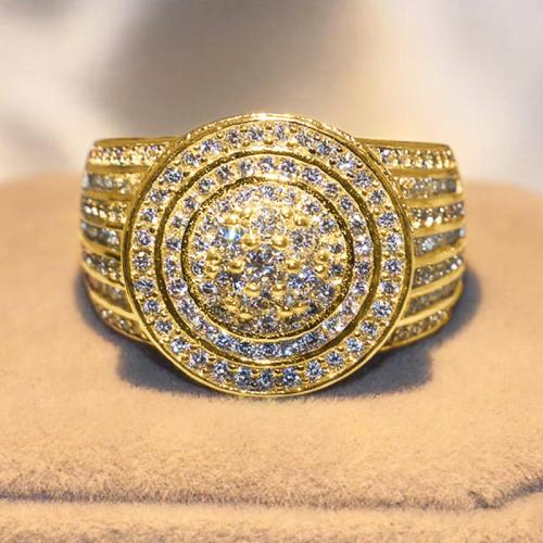 Cubic Zirconia Micro Pave Brass Ring, plated, different size for choice & micro pave cubic zirconia & for woman, Sold By PC