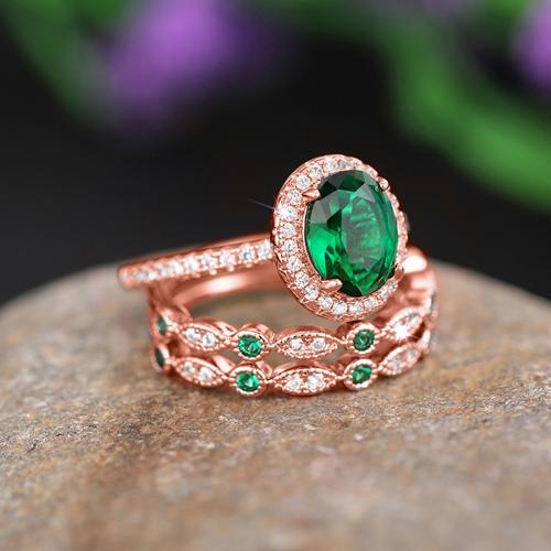 Cubic Zirconia Micro Pave Brass Ring, plated, three pieces & different size for choice & micro pave cubic zirconia & for woman, more colors for choice, Sold By Set