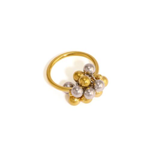 Stainless Steel Finger Ring, 304 Stainless Steel, plated, fashion jewelry & different styles for choice & for woman, more colors for choice, US Ring Size:7, Sold By PC