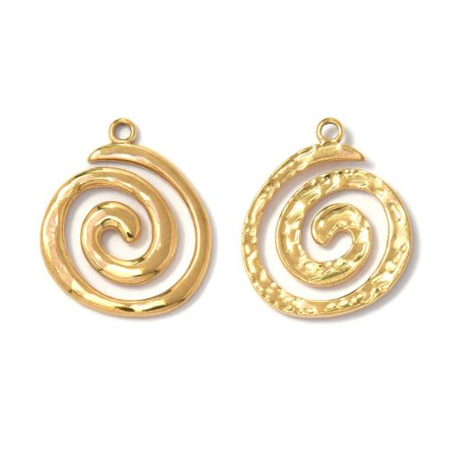Stainless Steel Pendants, 304 Stainless Steel, gold color plated, DIY, golden, 10PCs/Bag, Sold By Bag