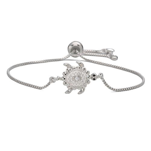 Cubic Zirconia Micro Pave Brass Bracelet, plated, fashion jewelry & micro pave cubic zirconia & for woman, more colors for choice, Sold By PC