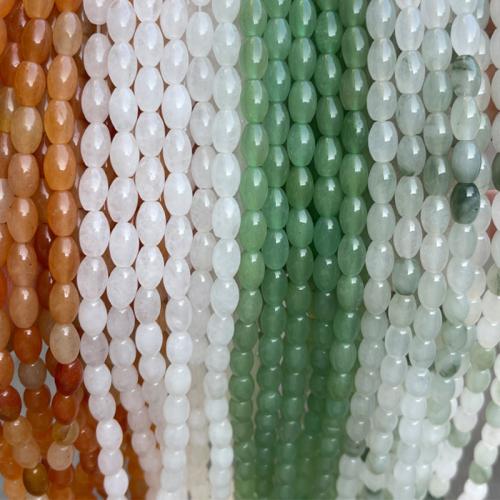 Gemstone Jewelry Beads, polished, DIY & different materials for choice, 6x9mm, Sold Per Approx 38 cm Strand