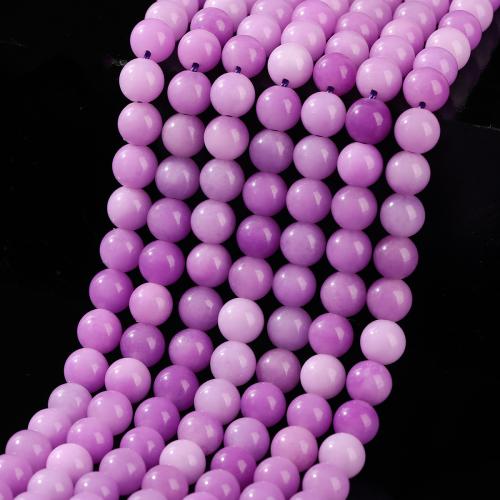 Natural Chalcedony Bead, Purple Chalcedony, Round, polished, DIY & different size for choice, Sold By Strand