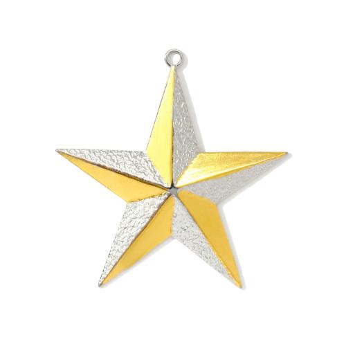 Stainless Steel Pendants, 304 Stainless Steel, gold color plated, DIY & enamel, more colors for choice, 3PCs/Bag, Sold By Bag