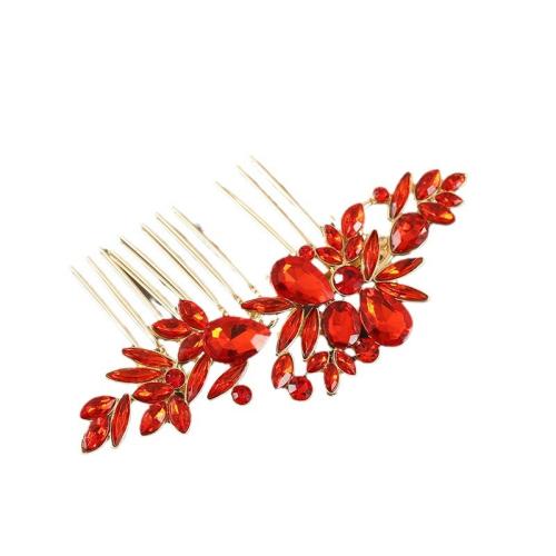 Decorative Hair Combs, Tibetan Style, with Plastic, for woman, more colors for choice, Sold By PC