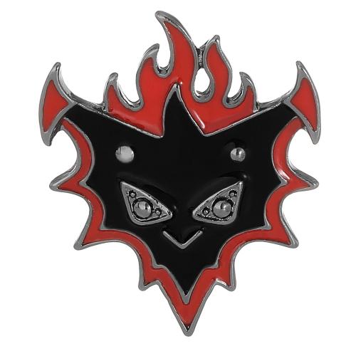 Enamel Brooch, Tibetan Style, plated, Unisex & different styles for choice, original color, Sold By PC