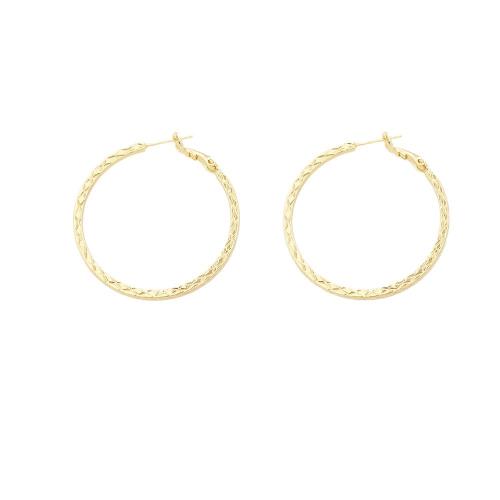 Laiton Anneau d'oreille, Placage, bijoux de mode & pour femme, plus de couleurs à choisir, Vendu par paire