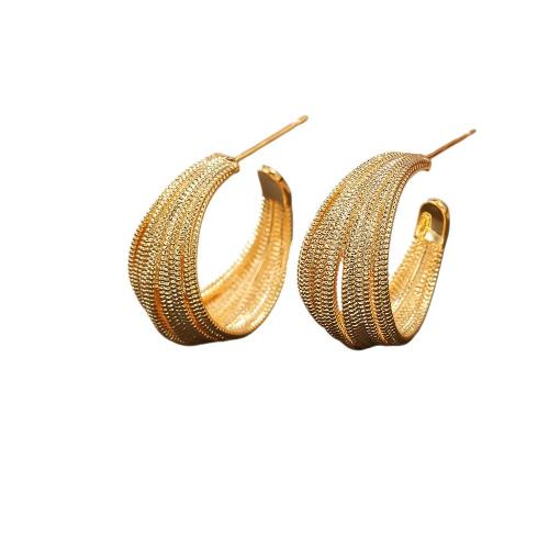 Goujon Laiton, Placage, bijoux de mode & multicouche & pour femme, plus de couleurs à choisir, Vendu par paire