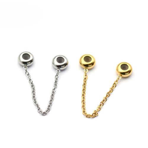 Stainless Steel Beads Setting, 304 Stainless Steel, with Silicone, plated, DIY & different size for choice, more colors for choice, Sold By PC