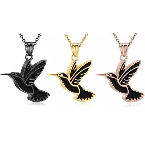304 Stainless Steel Cinerary Casket Pendant, Bird, plated, DIY, more colors for choice, Sold By PC
