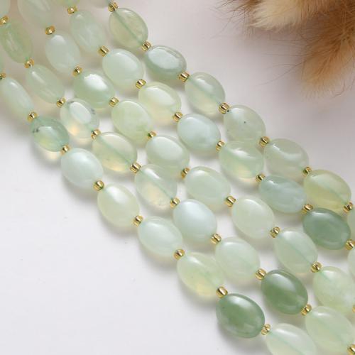 Natural Jade Beads, Jade New Mountain, with Seedbead, Oval, DIY, mixed colors, 14x10x6mm, Sold Per 38 cm Strand