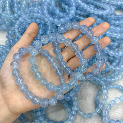 Gemstone Bracelets, Aquamarine, fashion jewelry, blue, Length:Approx 20 cm, Sold By PC