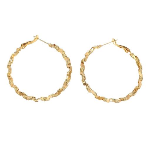 Laiton Anneau d'oreille, Placage, bijoux de mode & pour femme, plus de couleurs à choisir, Vendu par paire