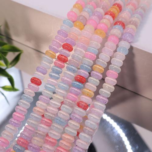 Cats Eye Jewelry Beads, DIY, more colors for choice, 3x6mm, Sold Per 38 cm Strand