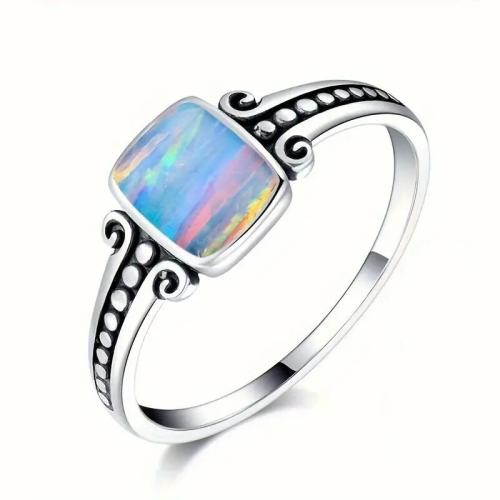 Brass Finger Ring, plated, different size for choice & for woman & epoxy gel & decal, more colors for choice, Sold By PC